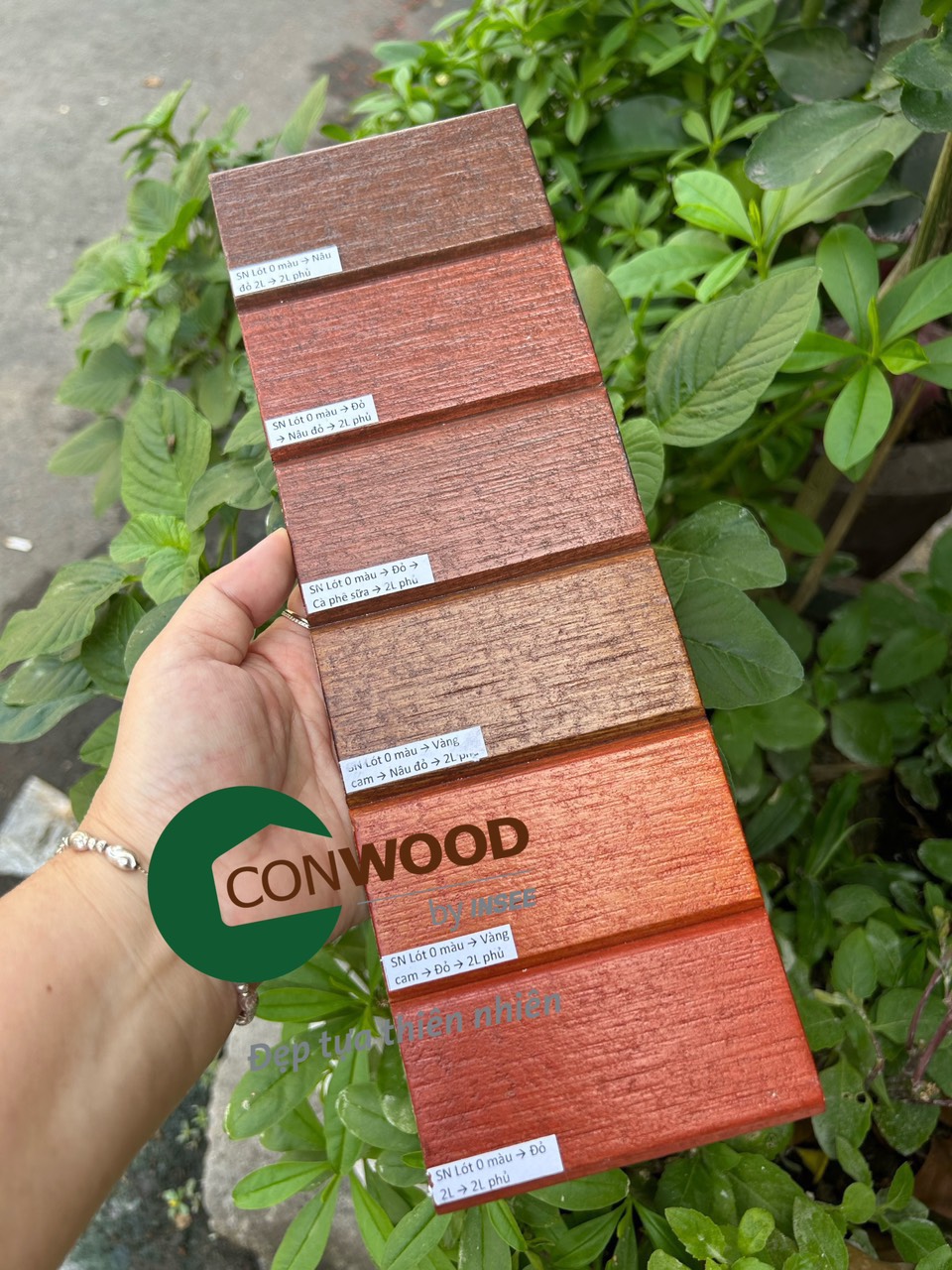 Bảng màu xi măng gỗ Conwood